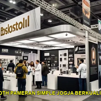 booth pameran simple jogja berkualitas